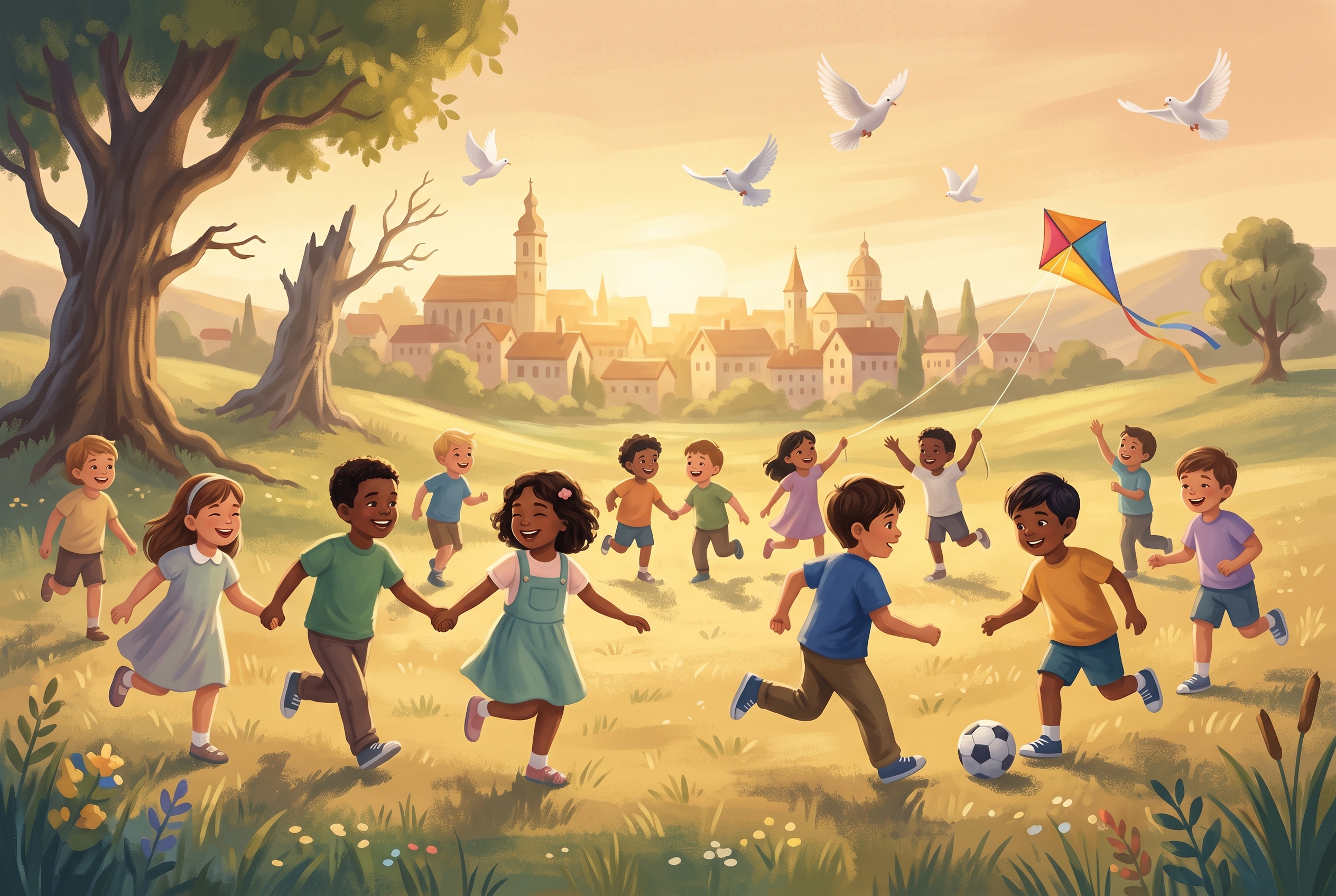 Children in a war zone and the Bible's promise of safety for the young