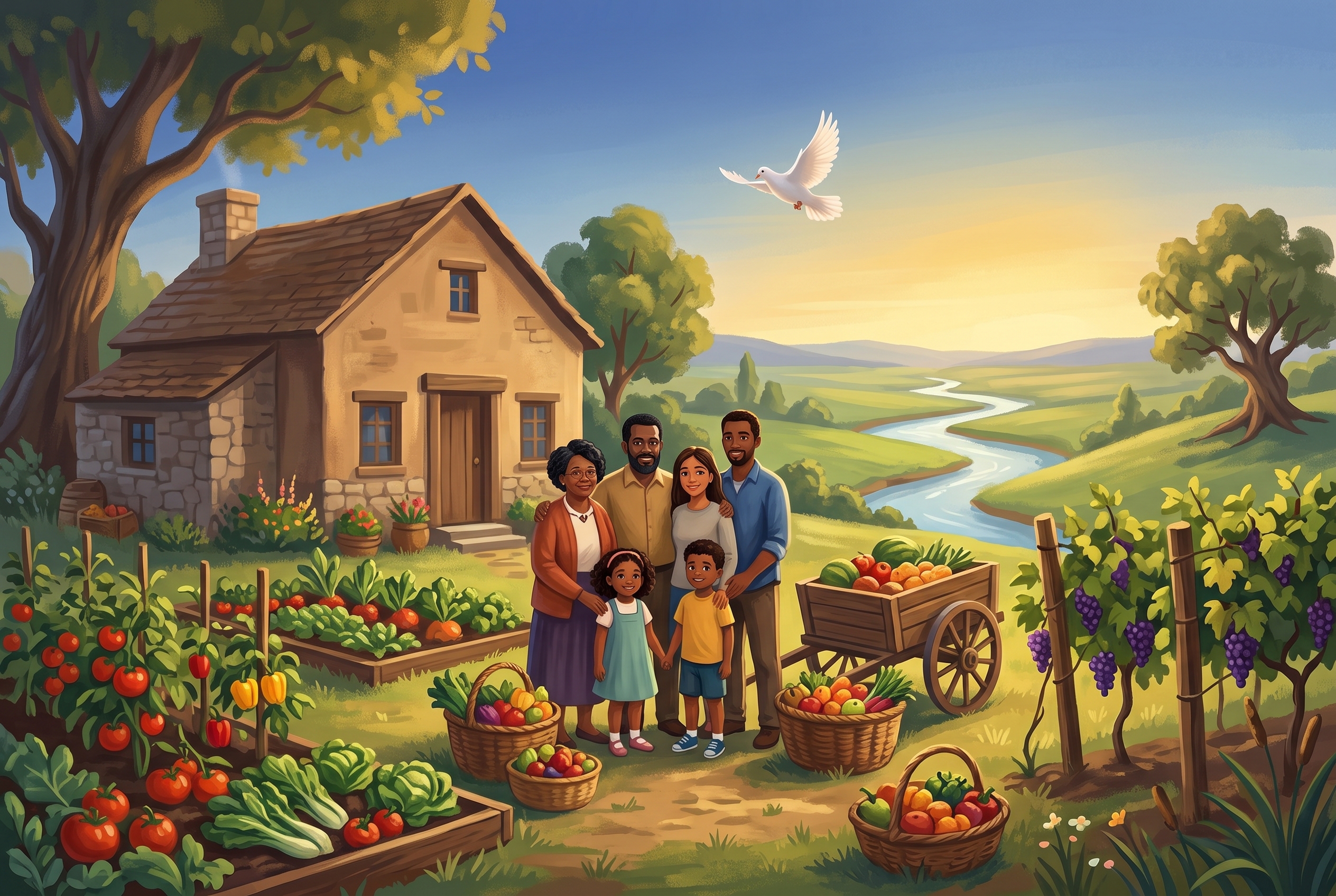 Poverty and the Bible's promise of a world without want